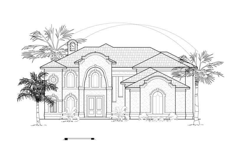 Main image for house plan # 8616
