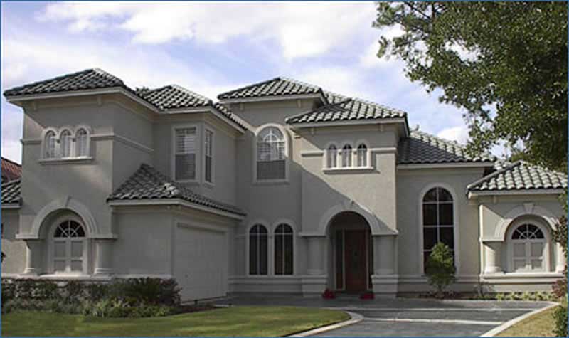 Mediterranean home (ThePlanCollection: Plan #134-1401)