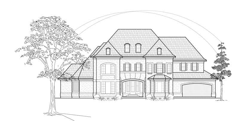 Main image for house plan # 8639