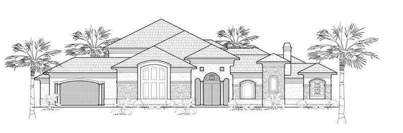 Main image for house plan # 8640