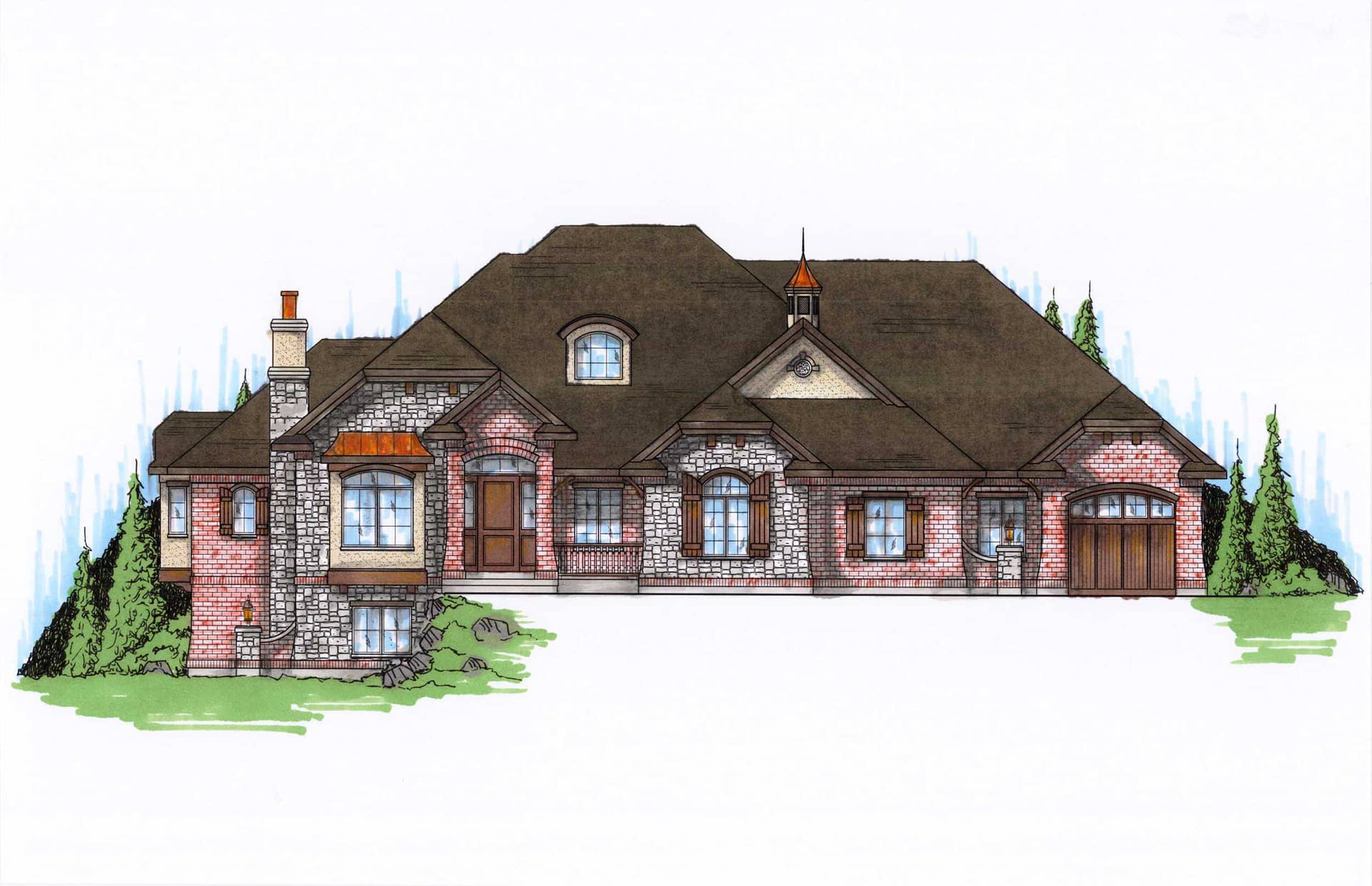 Front Elevation of this house plan