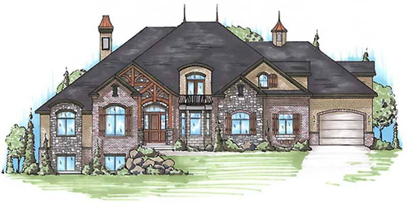 Main image for luxury house plans # 20651
