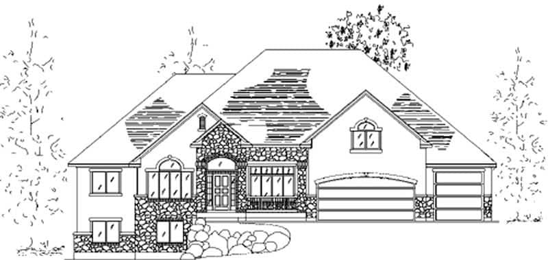 European home (ThePlanCollection: Plan #135-1209)