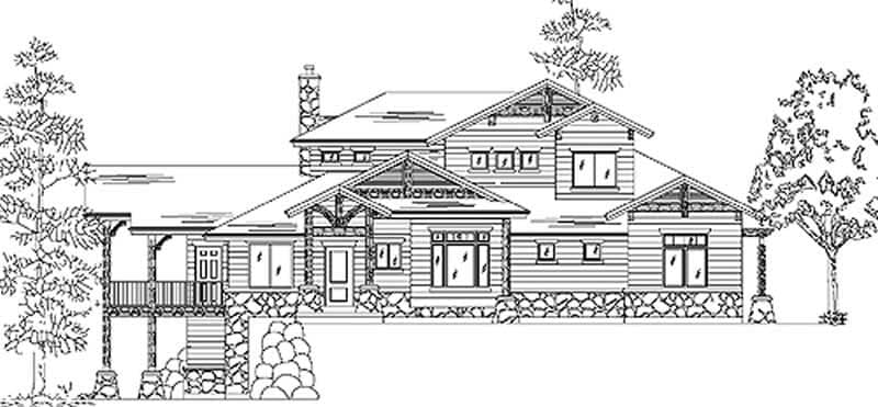 European home (ThePlanCollection: Plan #135-1230)