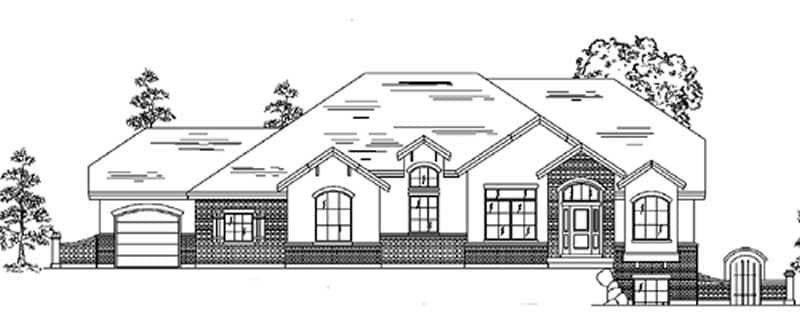 European home (ThePlanCollection: Plan #135-1295)