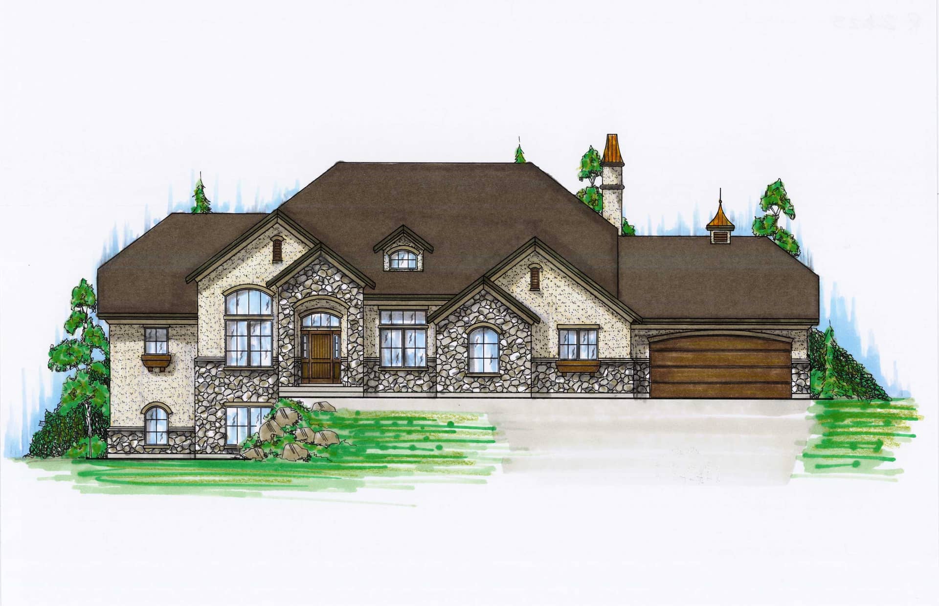 Main image for house plan # 8127