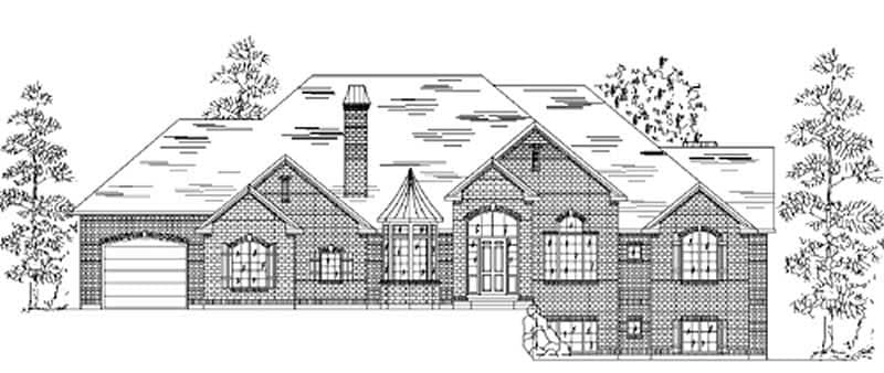 European home (ThePlanCollection: Plan #135-1347)