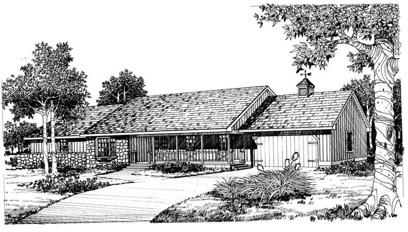 Main image for house plan # 17958