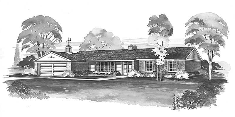 Main image for house plan # 17373