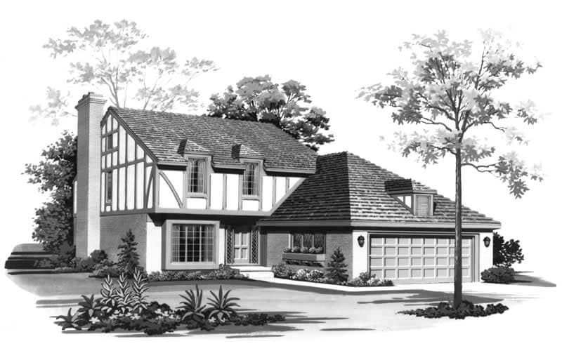 European home (ThePlanCollection: Plan #137-1337)