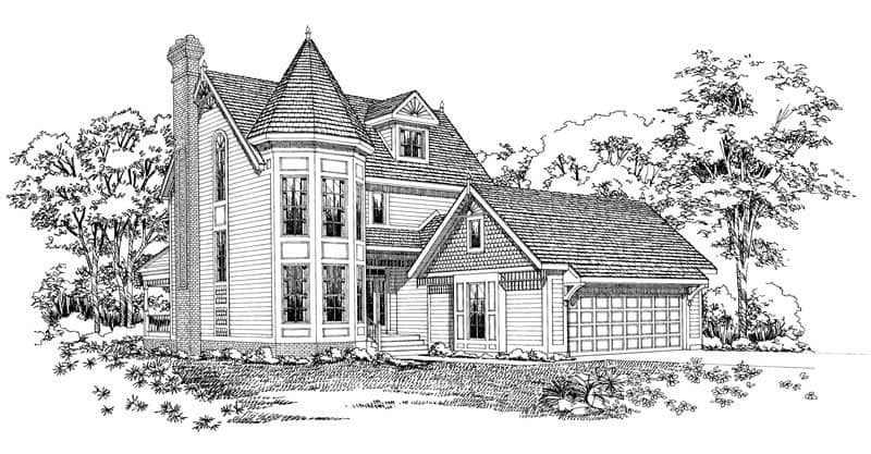 European home (ThePlanCollection: Plan #137-1439)