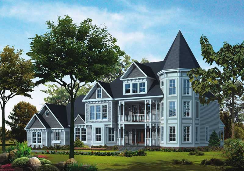 Victorian home (ThePlanCollection: Plan #137-1476)