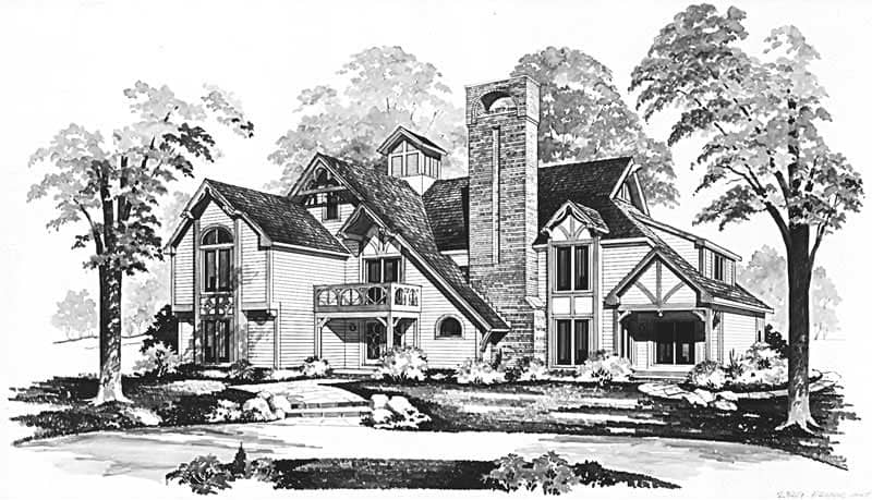 European home (ThePlanCollection: Plan #137-1488)