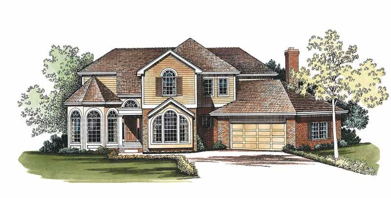 Contemporary home (ThePlanCollection: Plan #137-1546)