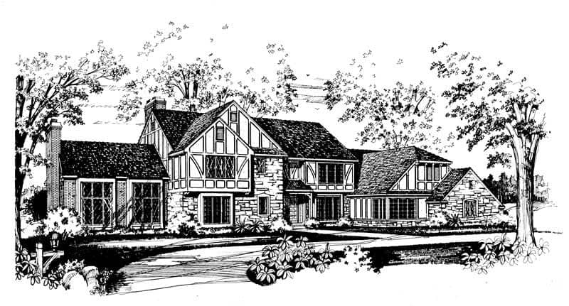 European home (ThePlanCollection: Plan #137-1617)