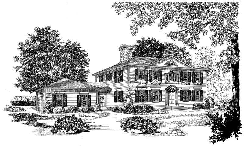 Main image for house plan # 17521
