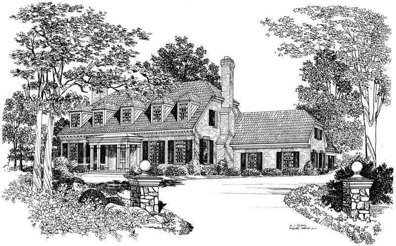 Main image for house plan # 17615