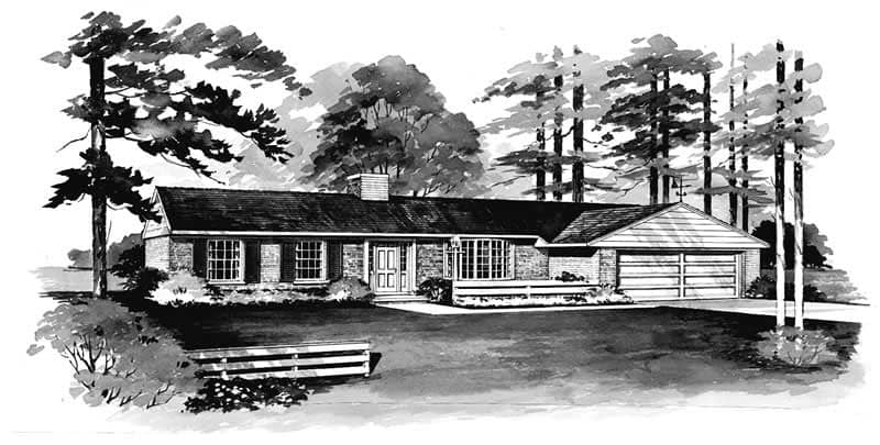 Main image for house plan # 17261