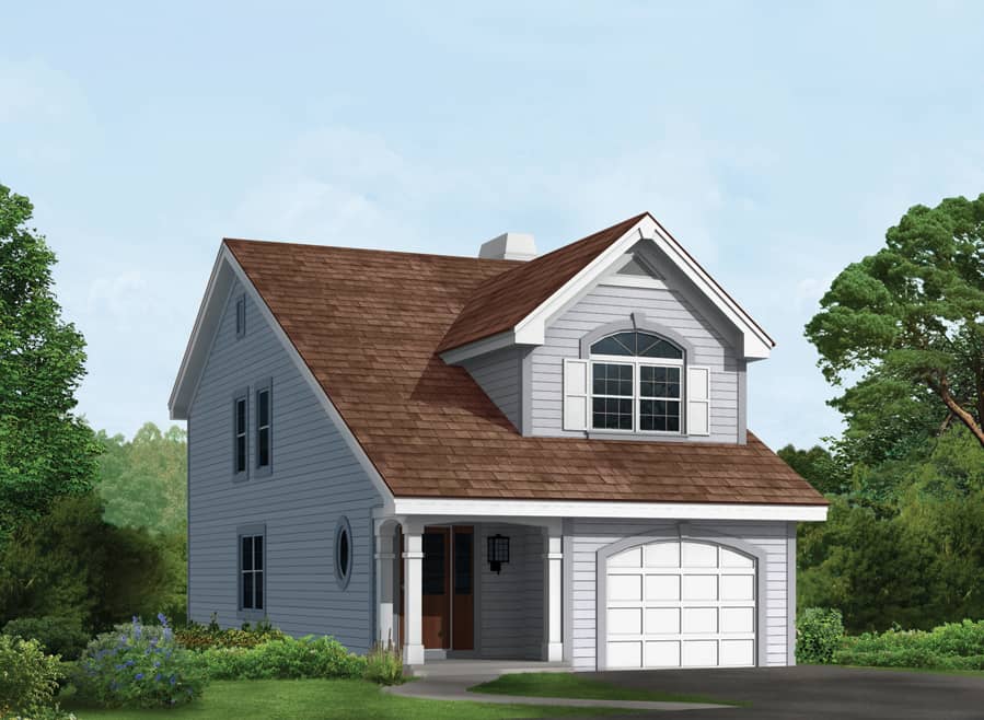 Front elevation of Traditional home (ThePlanCollection: House Plan #138-1139)