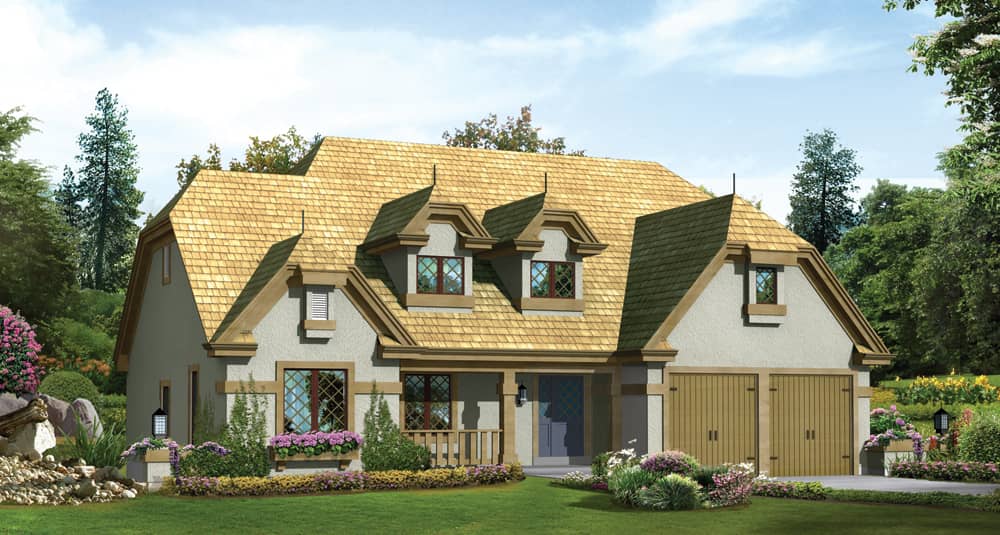 Tudor home (ThePlanCollection: Plan #138-1250)