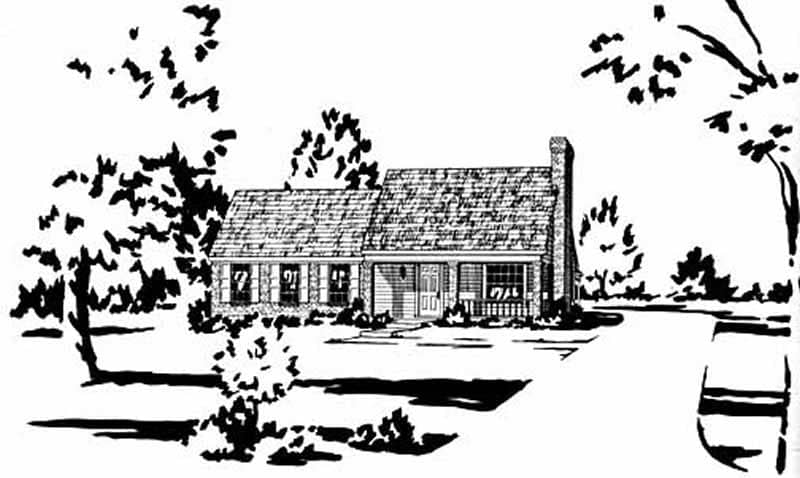 Main image for house plan # 8018