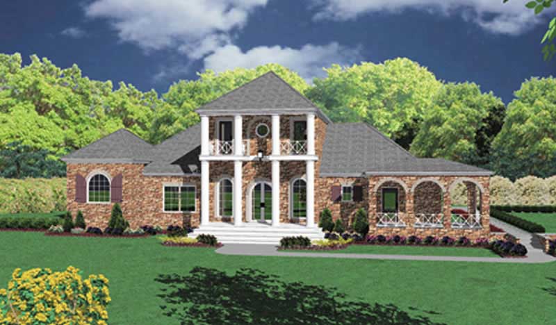 European home (ThePlanCollection: Plan #139-1095)