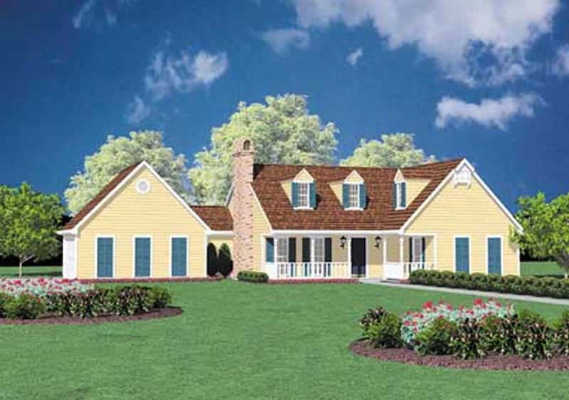 Main image for house plan # 8034