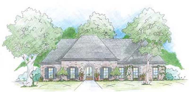 Country home (ThePlanCollection: Plan #139-1231)