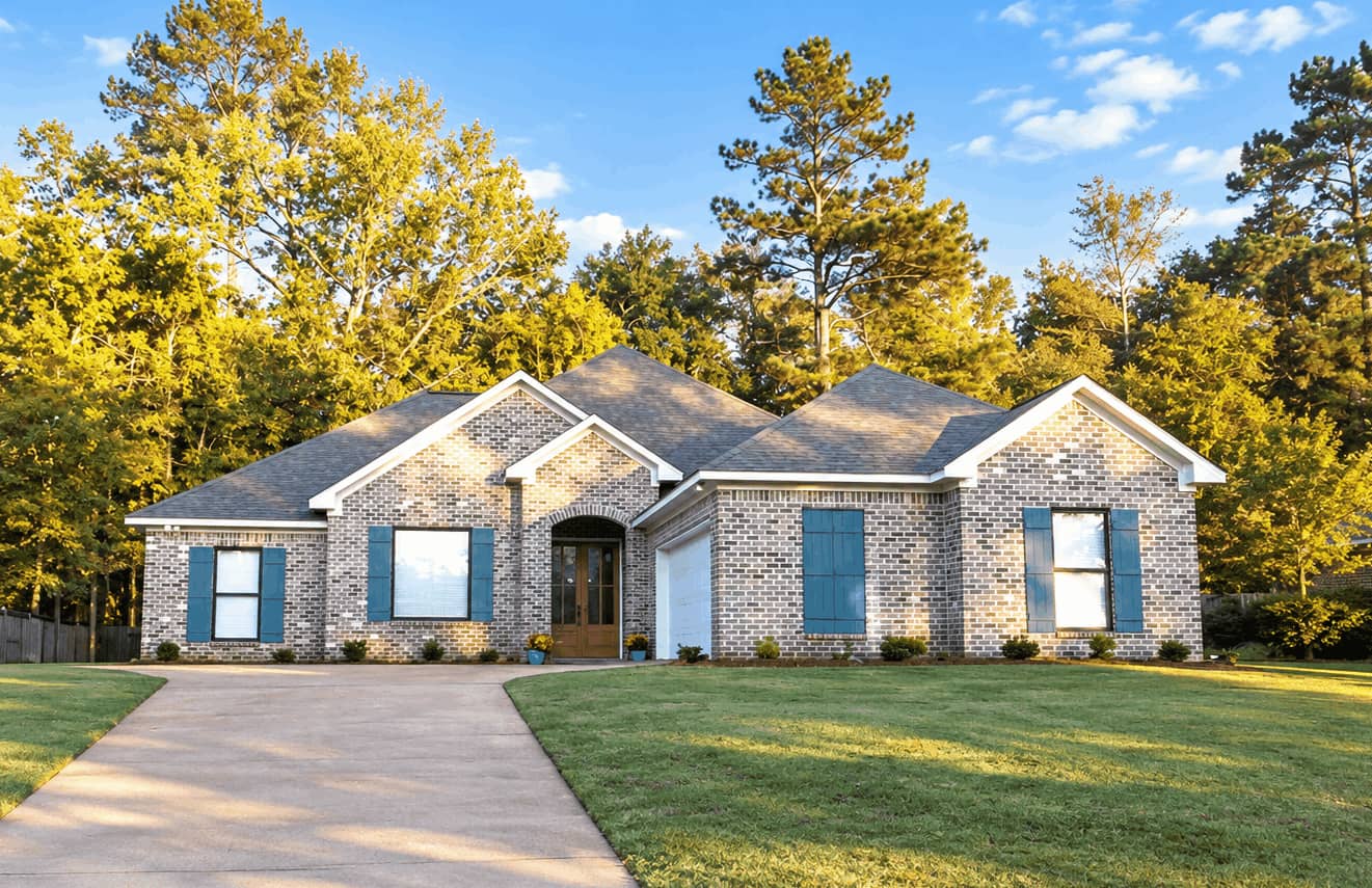 Front elevation of Traditional home (ThePlanCollection: House Plan #140-1156)