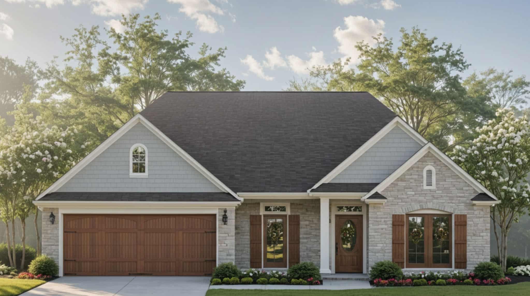 Front elevation of Farmhouse home (ThePlanCollection: House Plan #141-1389)