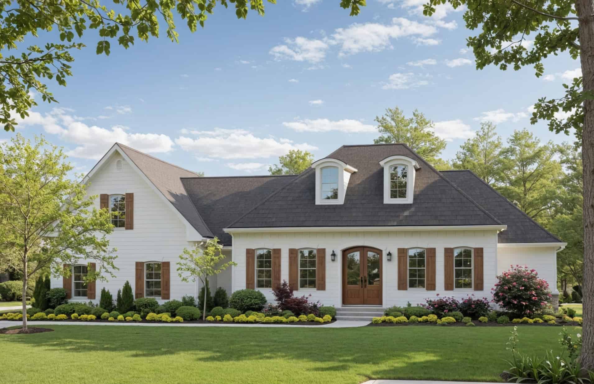 Front elevation of European home (ThePlanCollection: House Plan #141-1413)