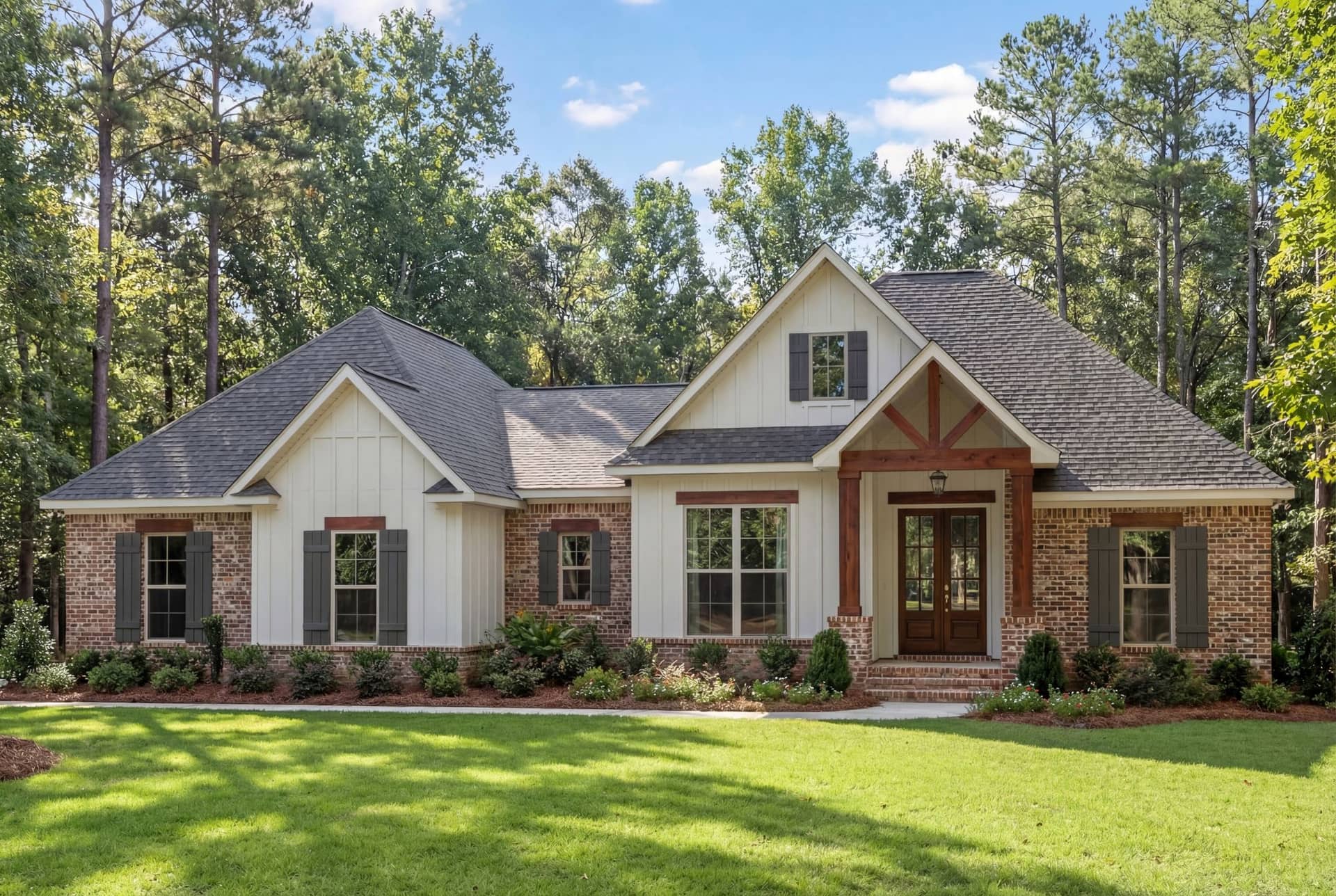 Traditional home plan (House Plan #142-1075) at The Plan Collection.