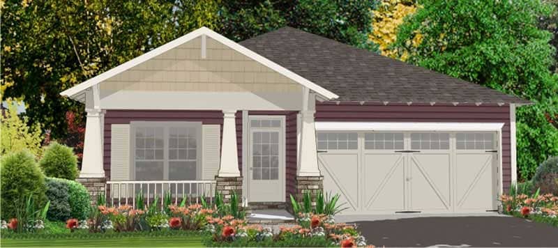 Main image for house plan # 17821