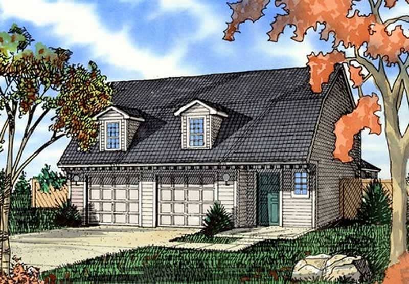 Color Rendering of this house plan