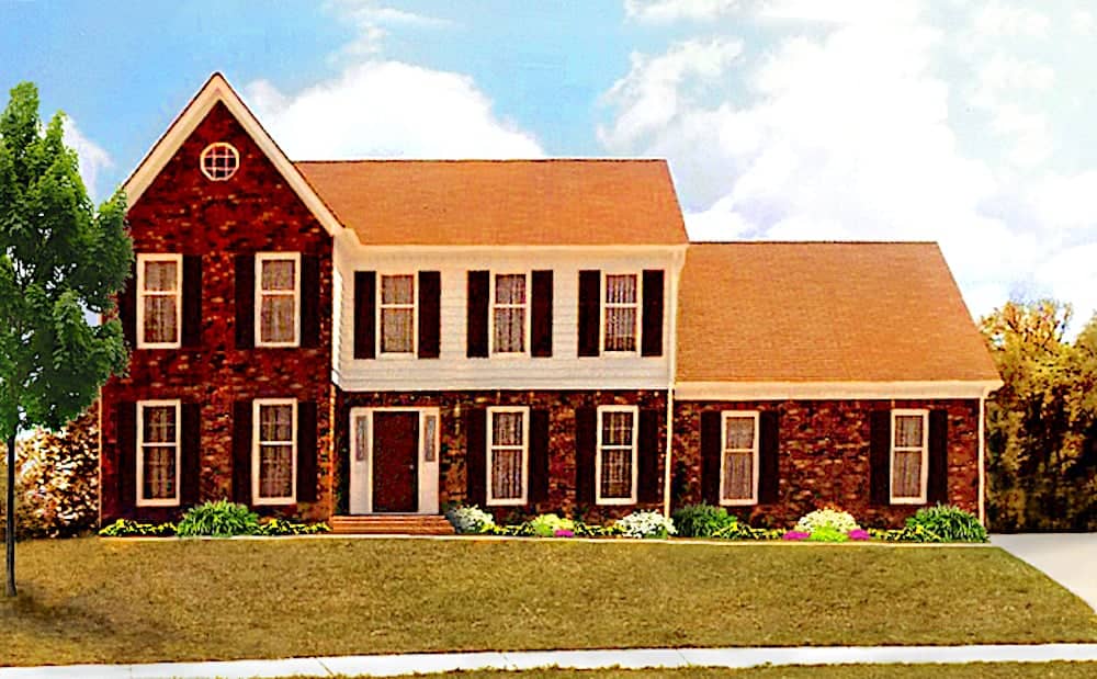 Georgian home (ThePlanCollection: Plan #147-1161)