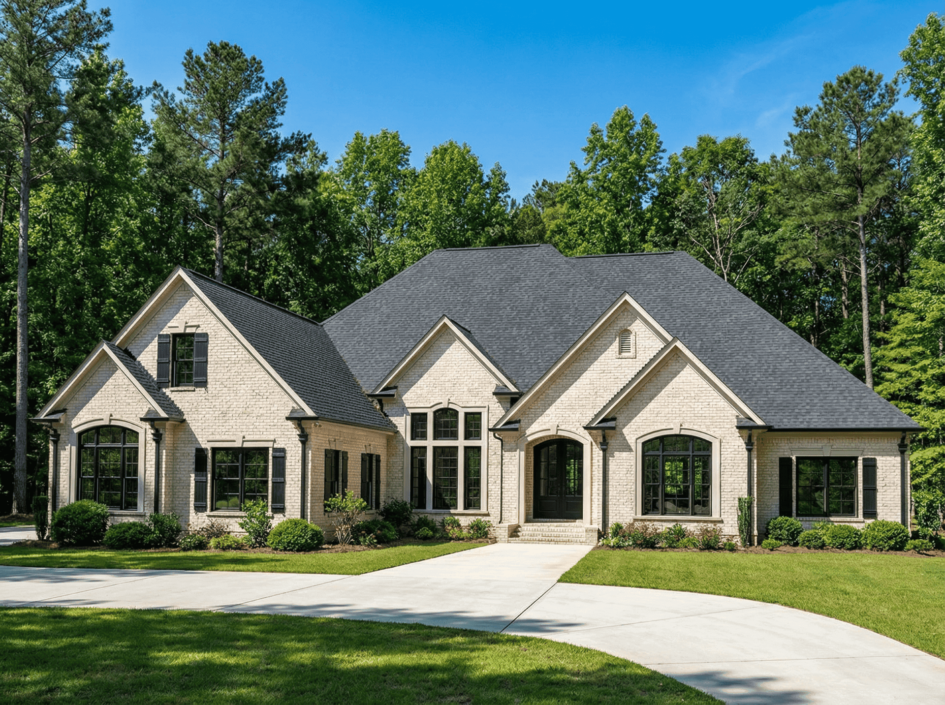 European style home (ThePlanCollection: Plan #153-1095)