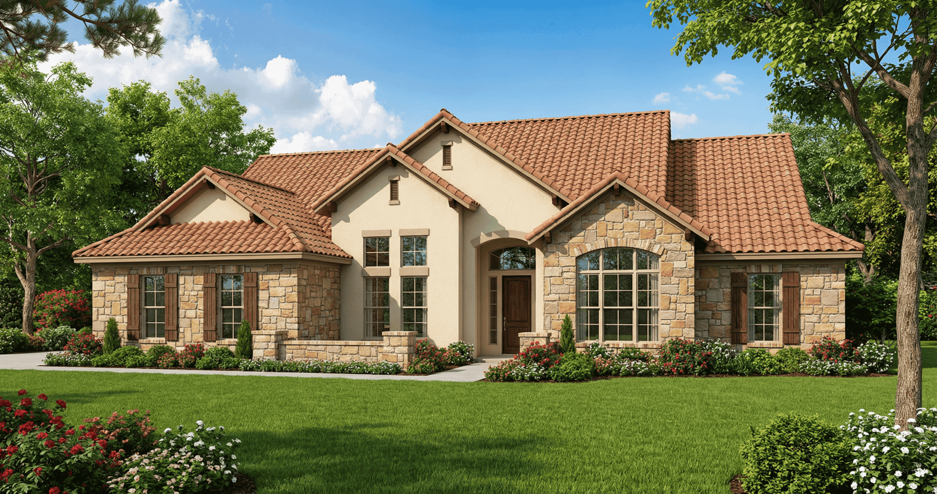 Front elevation of Country home (ThePlanCollection: House Plan #153-1149)