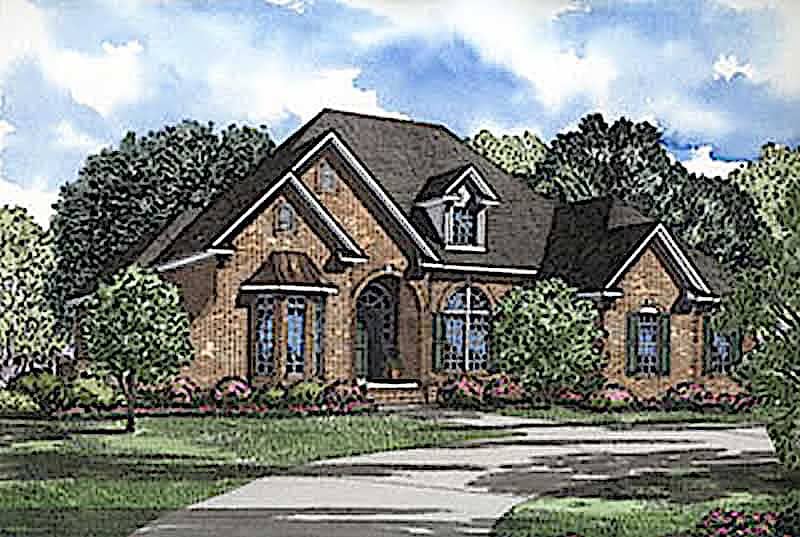 European home (ThePlanCollection: #153-1213)