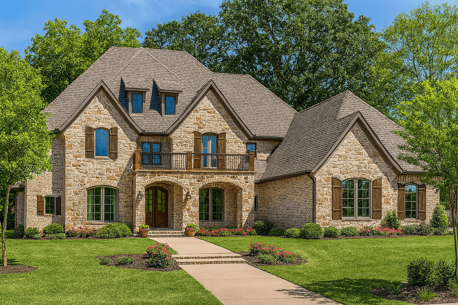 European home plan (ThePlanCollection: Plan #153-2076)