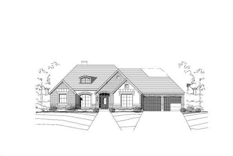 Main image for house plan # 16009
