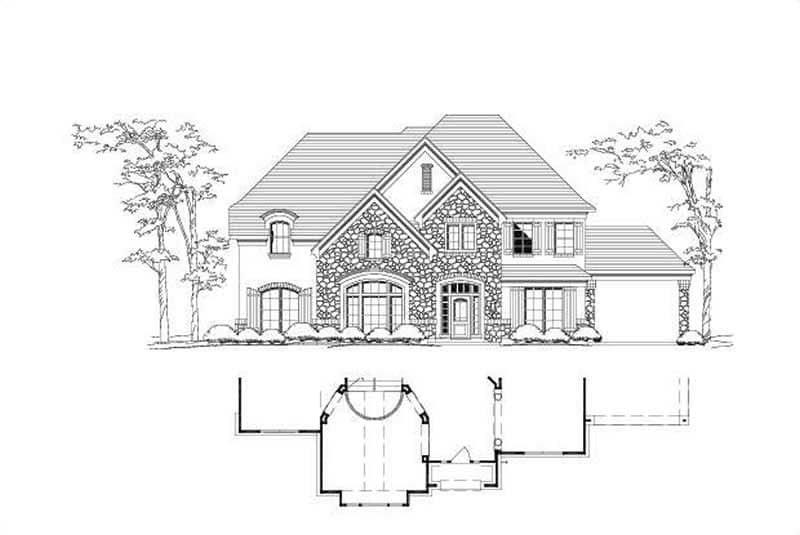 Main image for house plan # 16482