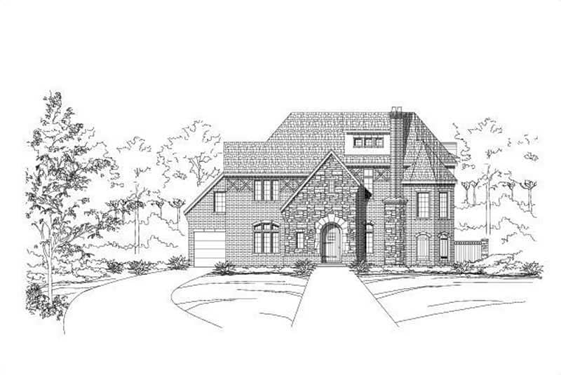 Country home (ThePlanCollection: Plan #156-1500)