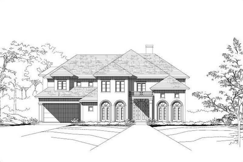Mediterranean home (ThePlanCollection: Plan #156-1529)