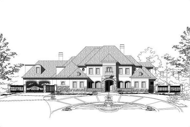 Main image for country home plans # 15314
