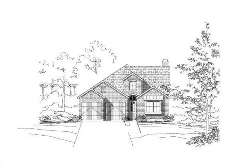 Ranch home (ThePlanCollection: Plan #156-1994)