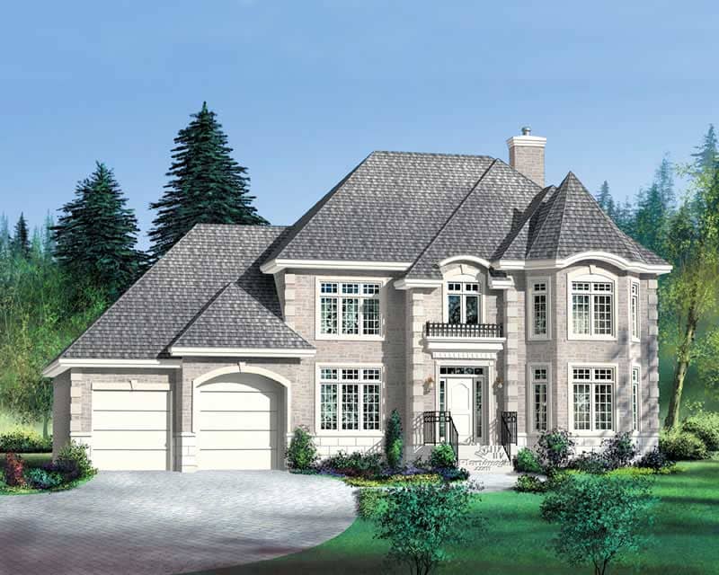 Multi-Level home (ThePlanCollection: Plan #157-1039)