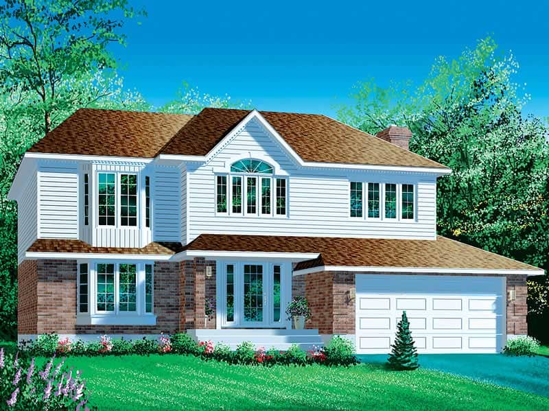 Craftsman home (ThePlanCollection: Plan #157-1111)