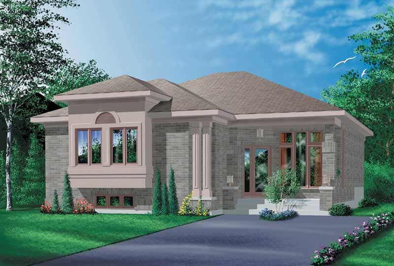 Craftsman home (ThePlanCollection: Plan #157-1201)