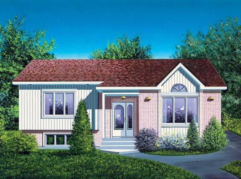 Small, Traditional, Ranch House Plans - Home Design PI-08112 # 12572
