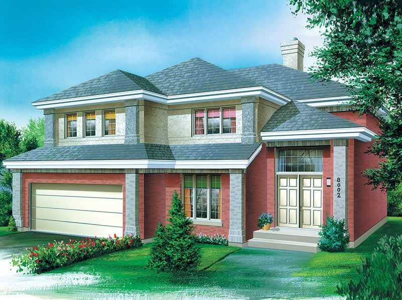 Craftsman home (ThePlanCollection: Plan #157-1247)